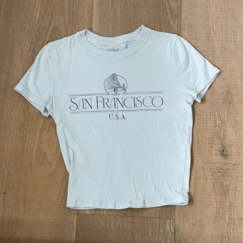 Hollister San Francisco U.S.A. Light Blue T-Shirt
